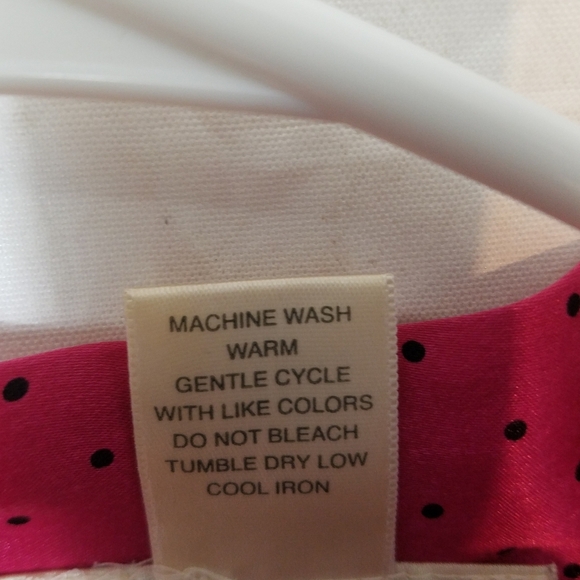 Morgan taylor Intimates pink polka dot Satin robe - Picture 8 of 8